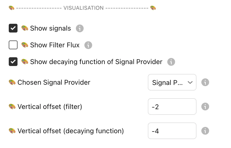 Flux Composer Visualisation Settings UI